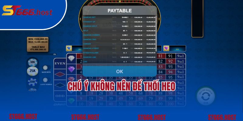 Chú ý không nên để thối heo